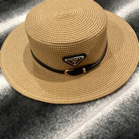 prada beanie men's|Prada straw hat.